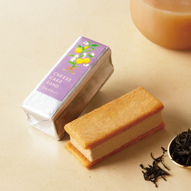 【期間限定】 武蔵野茶房 チーズケーキサンド〈ミルクティー〉 - CHEESECAKE SAND MILK TEA-