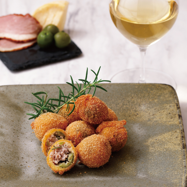 ちびコロ -豚肉とグリーンオリーブのひとくちコロッケ- 〈8個入〉