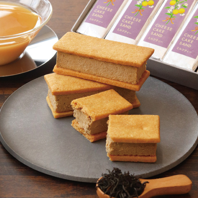 【期間限定】 武蔵野茶房 チーズケーキサンド〈ミルクティー〉 - CHEESECAKE SAND MILK TEA-