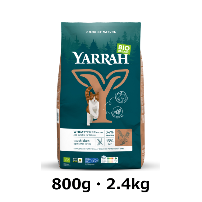ヤラー/オーガニッッキャットフード/グレインフリー代表画像