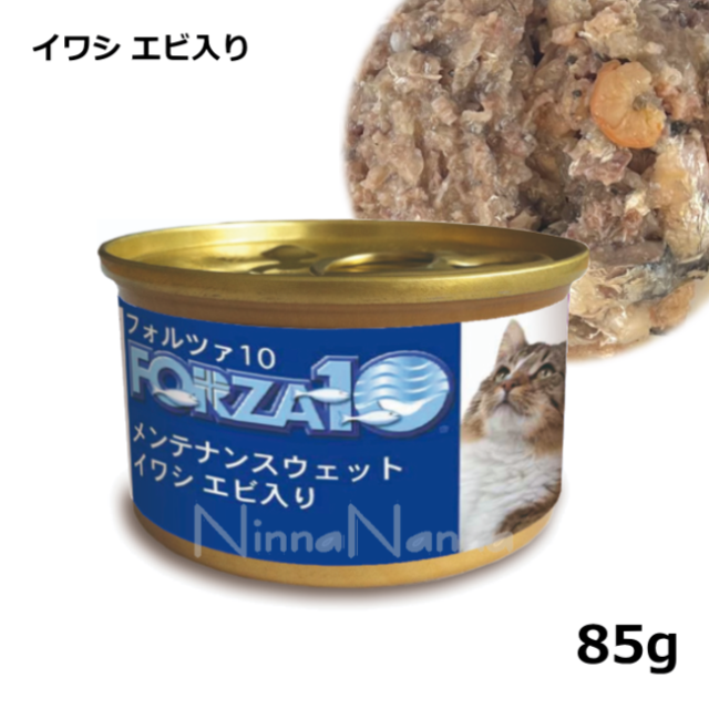 フォルツア10/メンテナンスウエット缶/イワシ エビ入り/85g