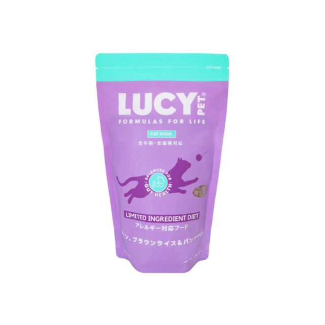 ルーシーペットプロダクツ/チキン、ブラウンライス＆パンプキン キャットフード/1kg