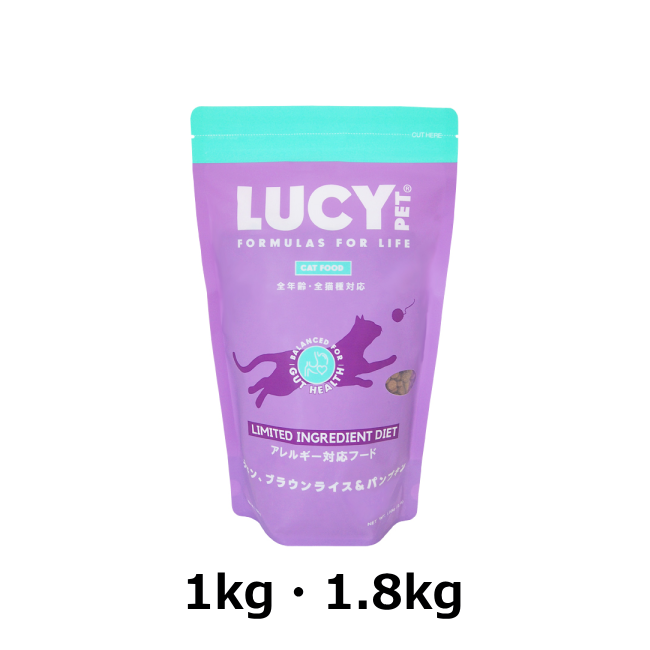 ルーシーペットプロダクツ/チキン、ブラウンライス＆パンプキン キャットフード代表画像