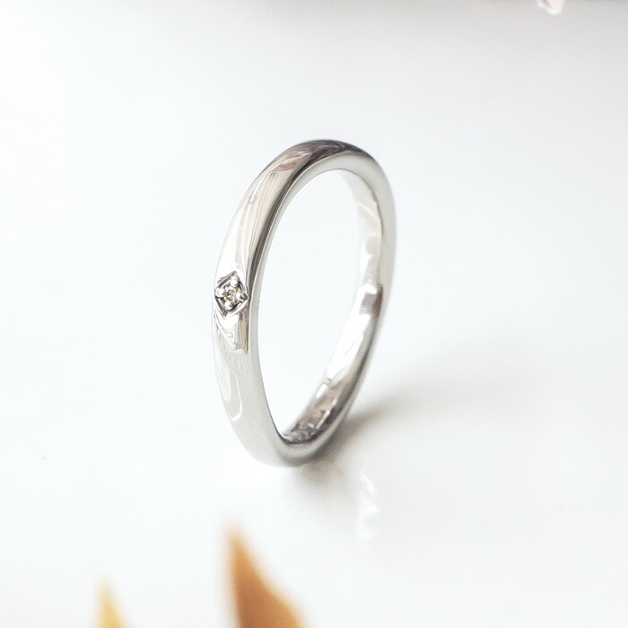 ピンキーリング ステンレス ダイヤモンド