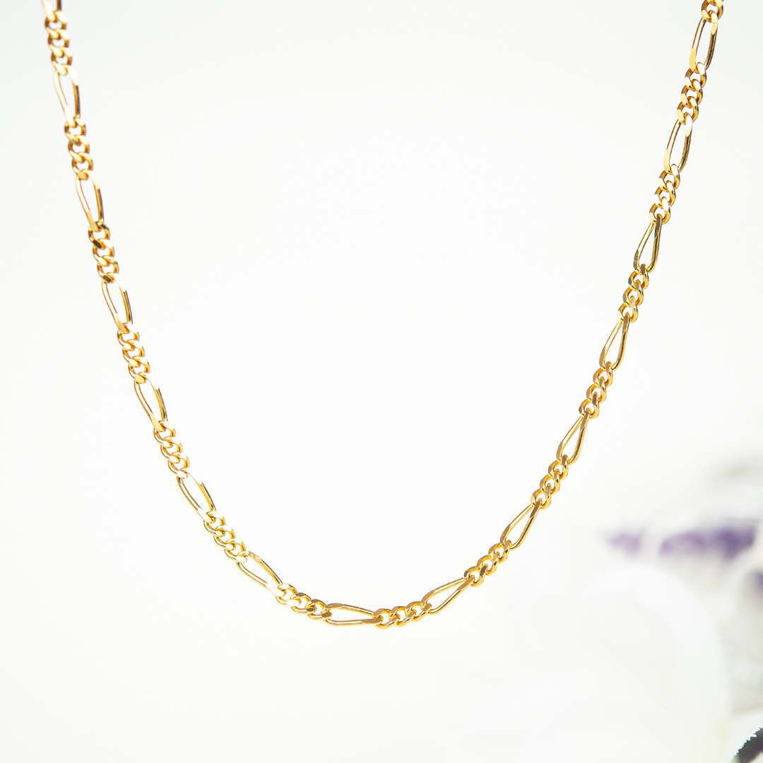 18KWGネックレス ネックレス シルバー925 K18イエローゴールドコーティング/ロジウム