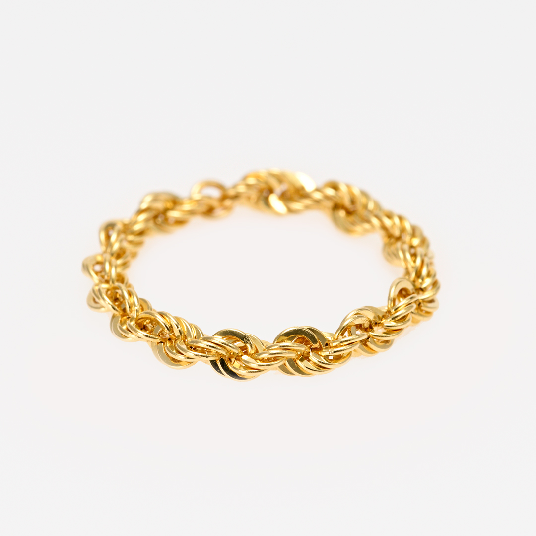 チェーンリング K18イエローゴールド(地金)(チェーン)(ロープ