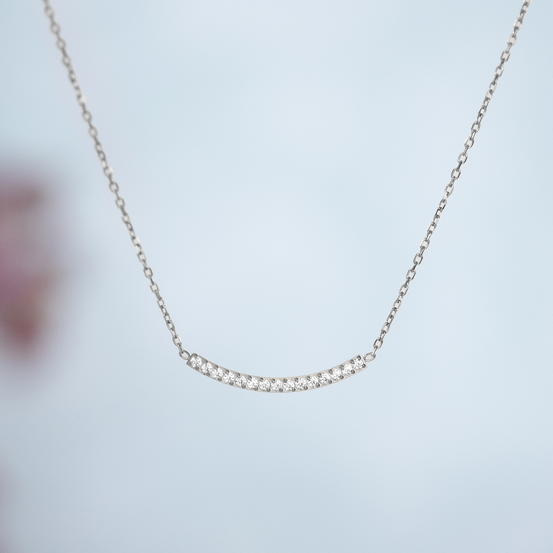 ネックレス サージカルステンレス キュービックジルコニア