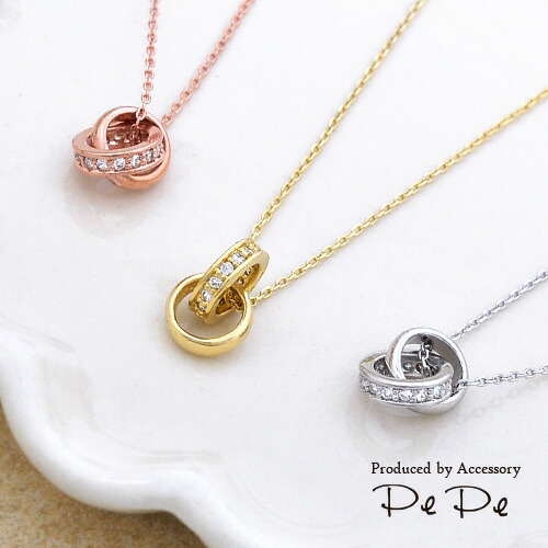 シルバー925 キュービックジルコニア ペンダントネックレス(エタニティ)【2521750124-2521750132-2521750136】(PURE DAYS)