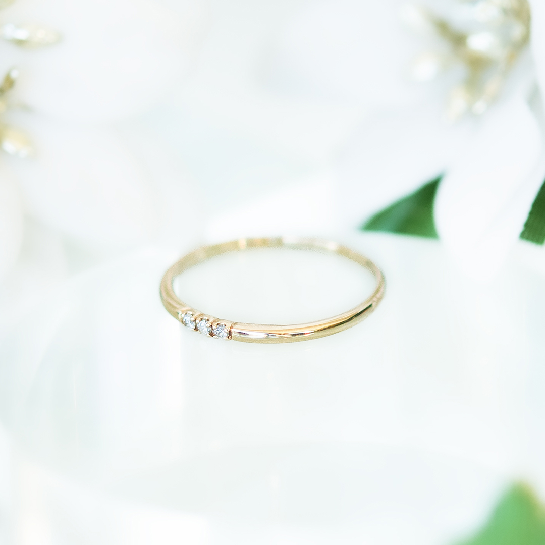 【2025 Christmas gift collection】リング K10イエローゴールド ダイヤモンド