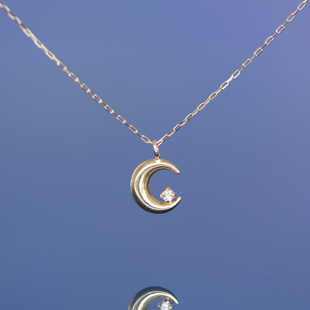 ネックレス K10イエローゴールド ダイヤモンド