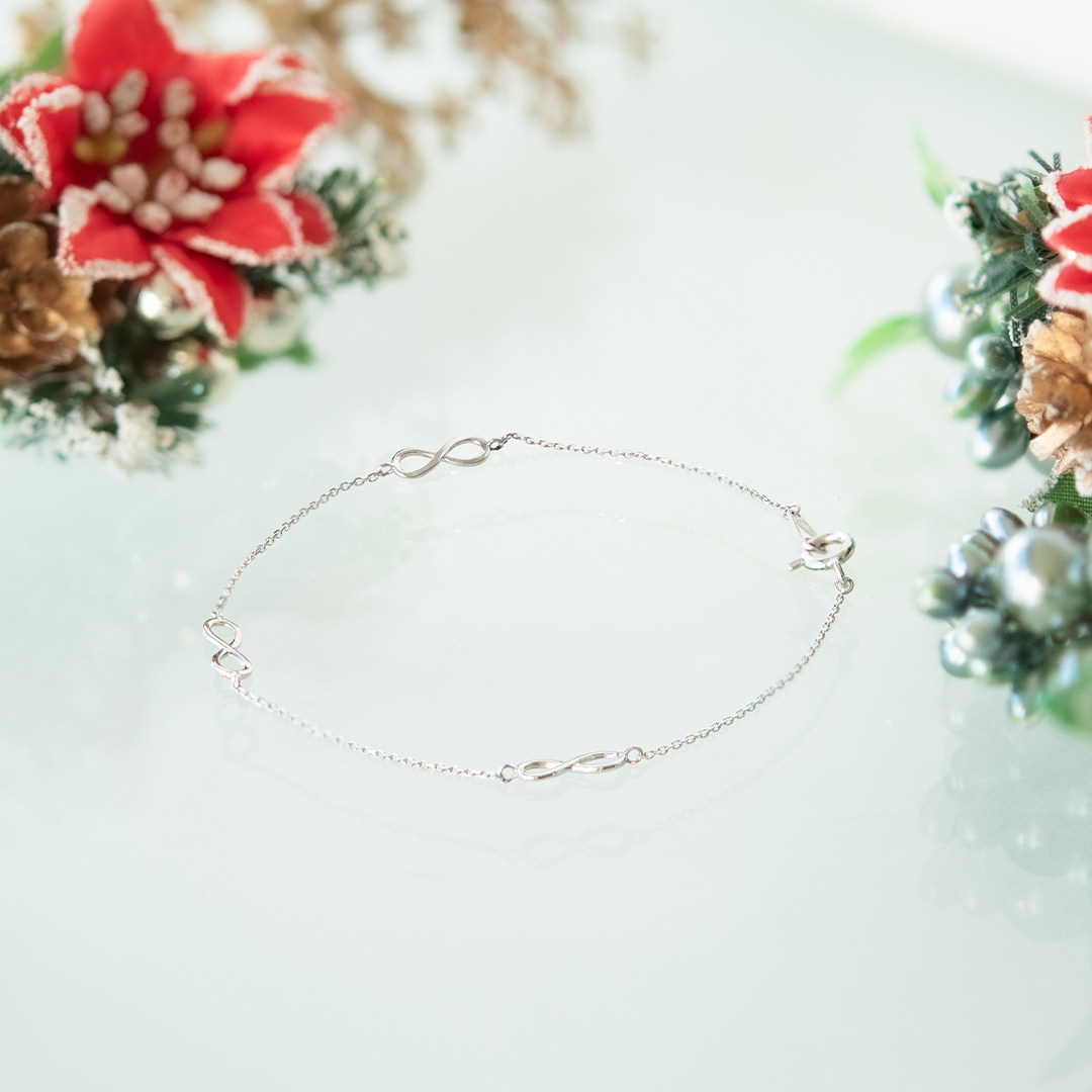 【2025 Christmas gift collection】ブレスレット シルバー925 ロジウムコーティング