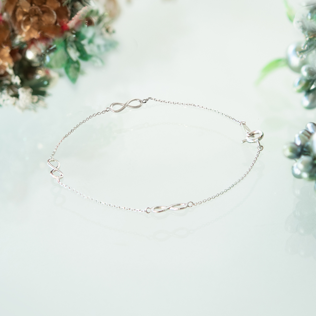 ブレスレット シルバー925 ロジウムコーティング