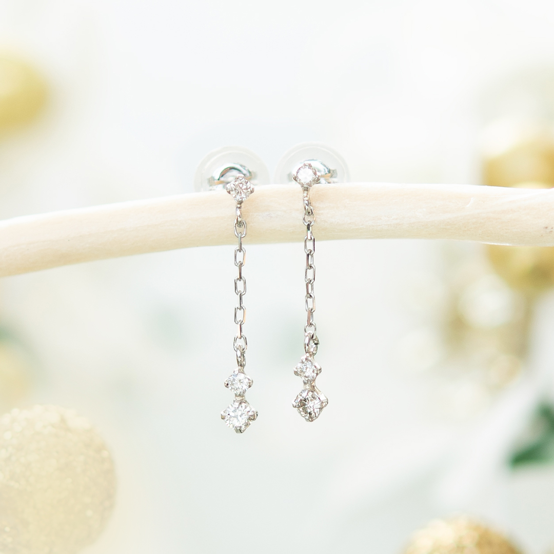 ピアス プラチナ ダイヤモンド