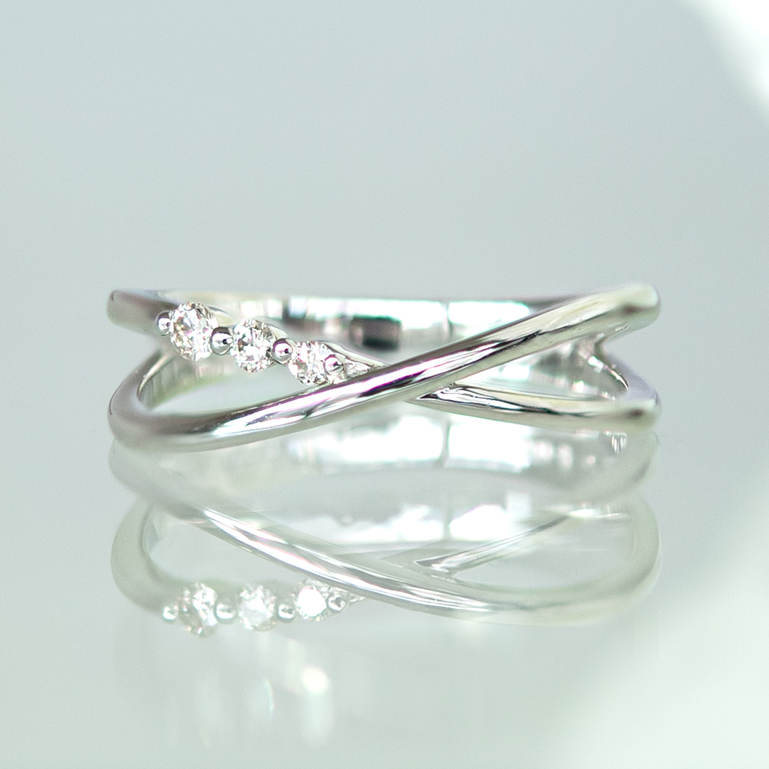 【在庫限り 特別価格】ピンキーリング プラチナ ダイヤモンド