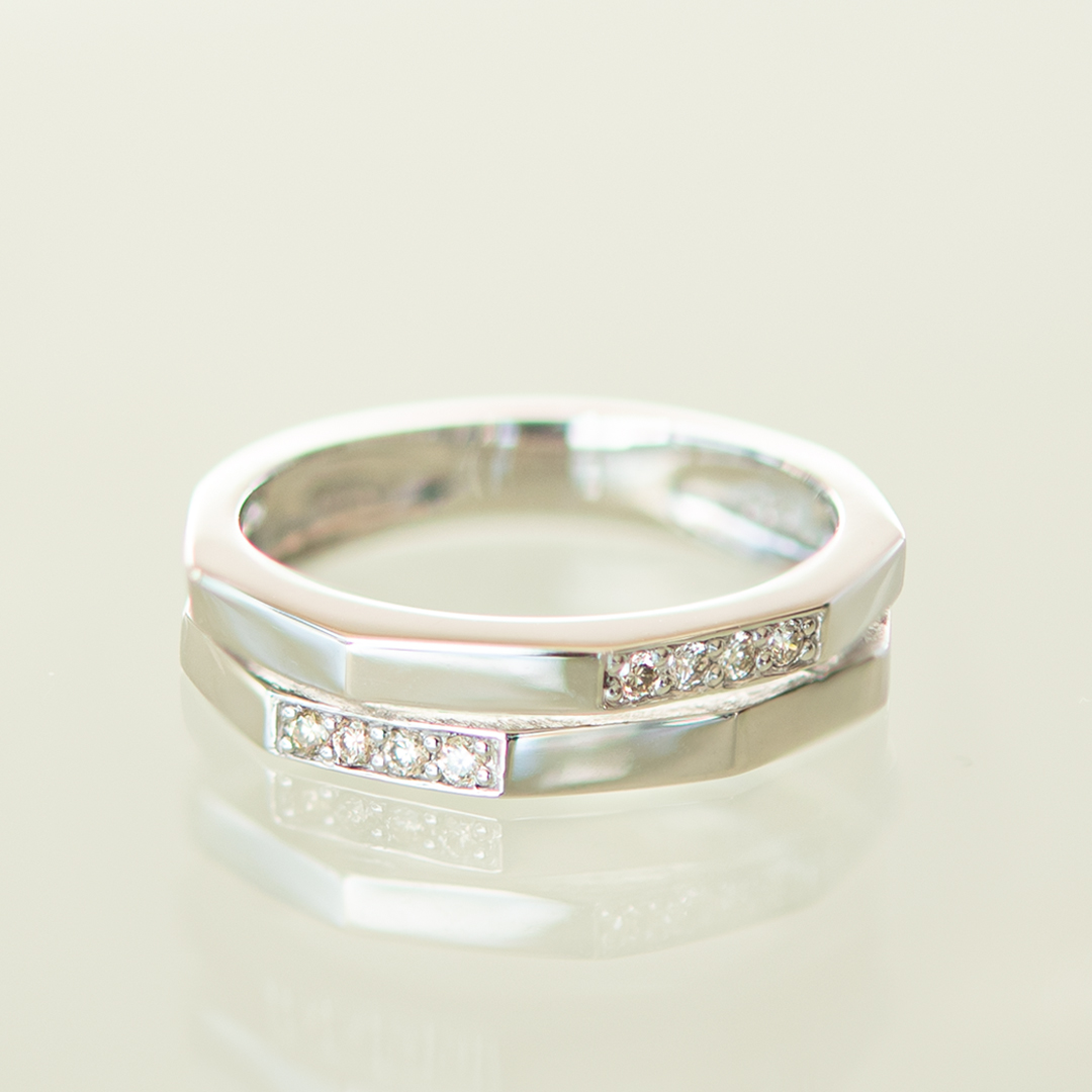 ピンキーリング プラチナ ダイヤモンド