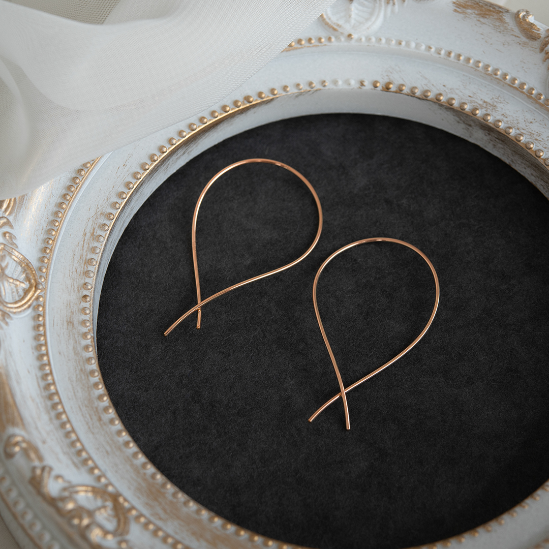 フープピアス K14ピンクゴールドフィルド (GF)(丸/サークル)[0852400115]