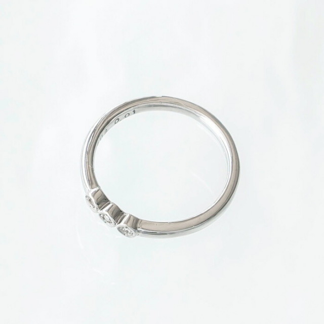 ピンキーリング ステンレス ダイヤモンド0.01ct [0612840208