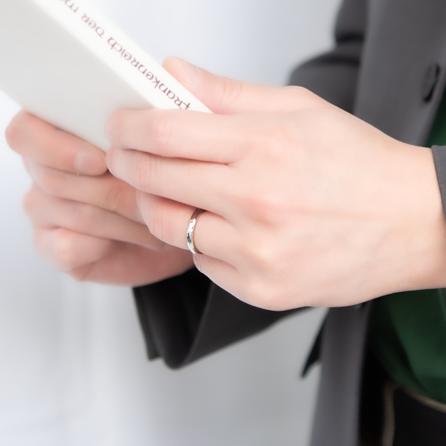 ペアセット】リング ステンレススチール ダイヤモンド(アガパンサス