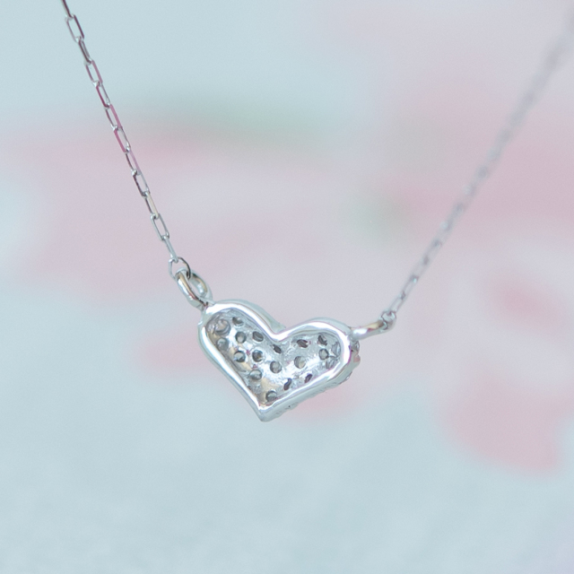 ネックレス プラチナ ダイヤモンド0.1ct(4月誕生石)(パヴェ