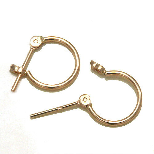 スナップピアス K10ピンクゴールド