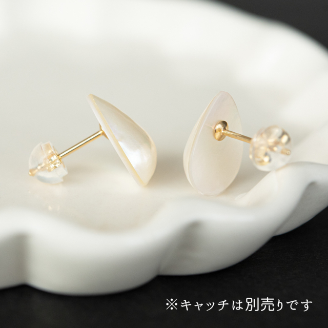 在庫限り 特別価格】ピアス K18イエローゴールド マベ真珠 在庫限り 特別価格】ピアス K18イエローゴールド マベ真珠