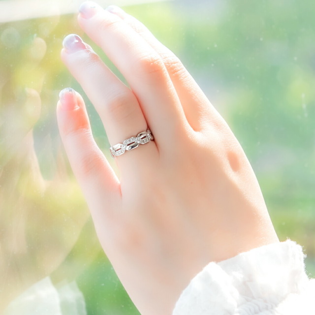 永遠の輝き！プラチナリング】リング プラチナ900 ダイヤモンド合計0.3  