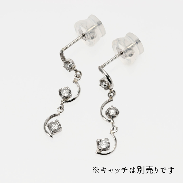 1点限り 特別価格 】ピアス プラチナ ダイヤモンド アクセサリーPePe