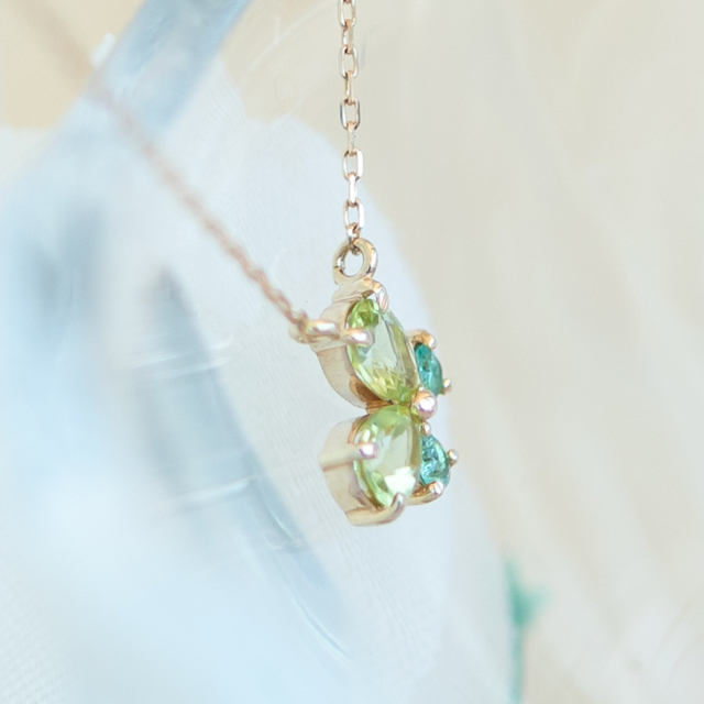 【4℃】正規品　限定品　K10 ペリドット　誕生石ネックレス 8月誕生石＞K10ペリドットネックレス｜ネックレス｜アガット