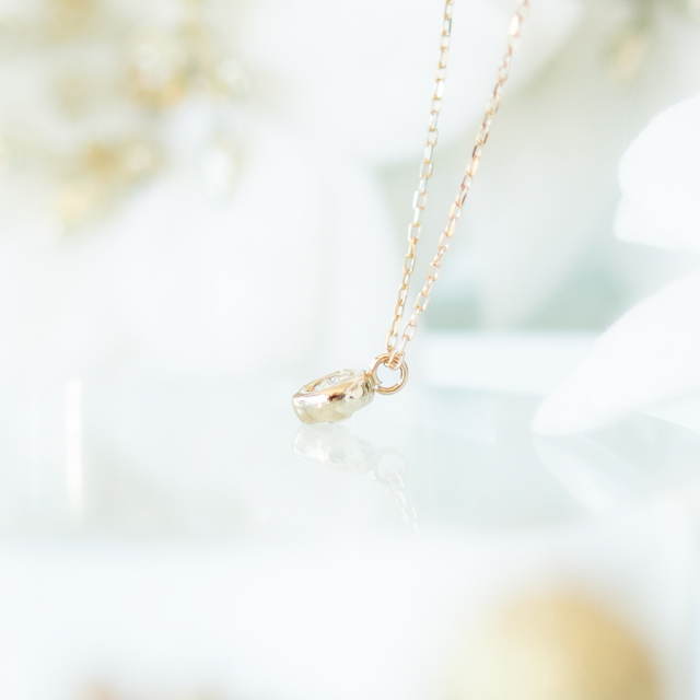 ネックレス K10イエローゴールド ダイヤモンド アクセサリーPePe