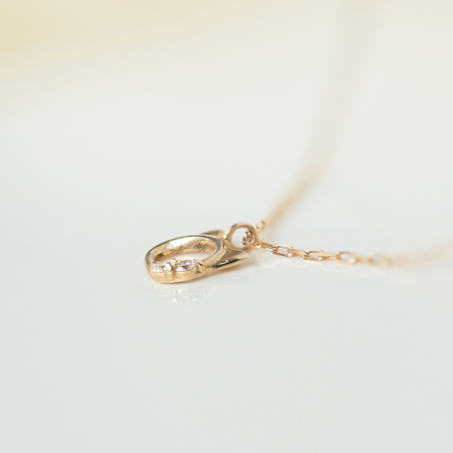 ネックレス K10イエローゴールド ダイヤモンド アクセサリーPePe