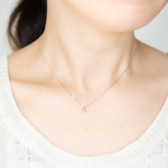 2025 Christmas gift collection】ネックレス K10ピンクゴールド