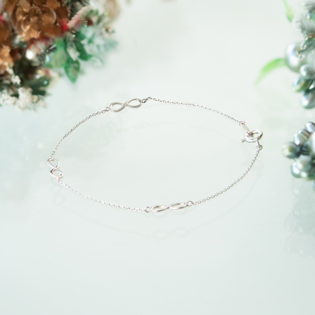 ブレスレット シルバー925 ロジウムコーティング