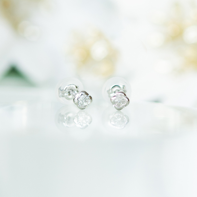 【2025 Christmas gift collection】ピアス プラチナ ダイヤモンド