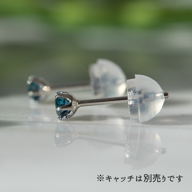 ピアス プラチナ ブルーダイヤモンド アクセサリーPePe オンラインストア