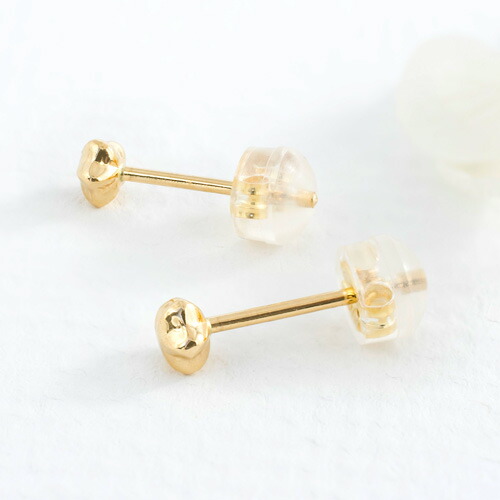 長く愛用できる本格セカンドピアス】K18イエローゴールド アクセサリー