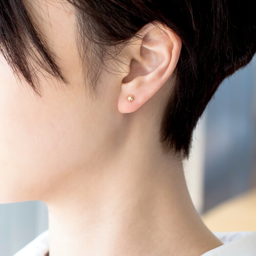 ピアスの穴が不安定な状態の方にオススメ♪セカンドピアス】K18
