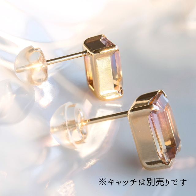 ピアス K10イエローゴールド アメトリン アクセサリーPePe オンライン