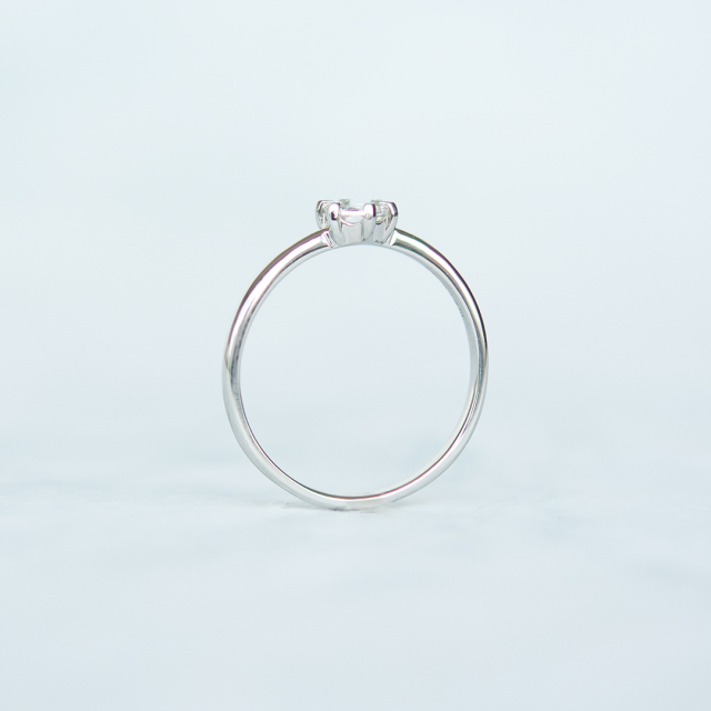 リング プラチナ ダイヤモンド0.2ctUP(JLージュエルー)(スノーフレーク