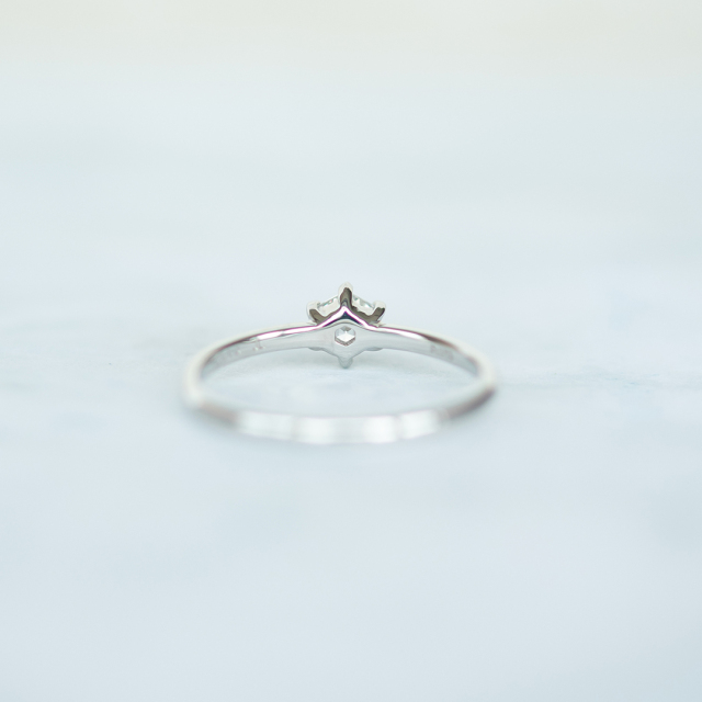 リング プラチナ ダイヤモンド0.2ctUP(JLージュエルー)(スノーフレーク