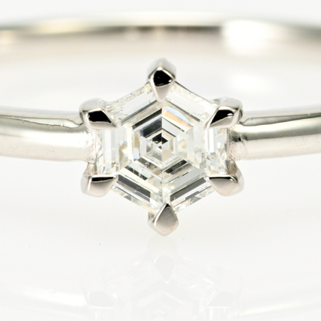 リング プラチナ ダイヤモンド0.2ctUP(JLージュエルー)(スノーフレーク