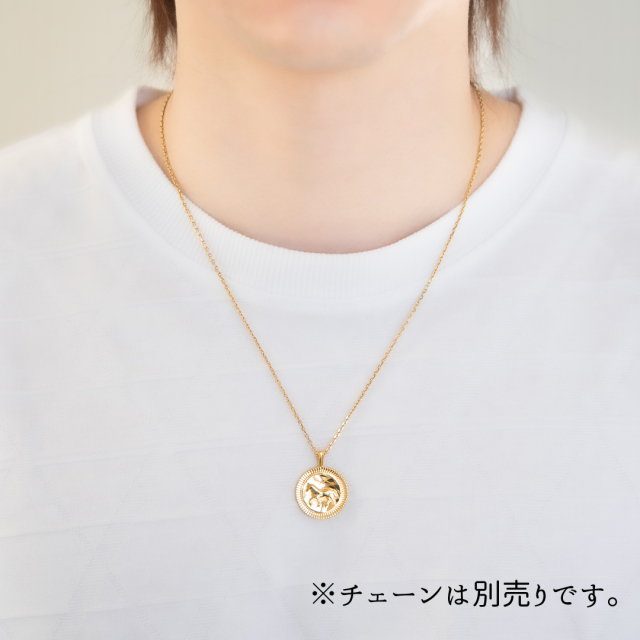 ネックレストップ K18イエローゴールド(JLージュエルー)(野生動物の