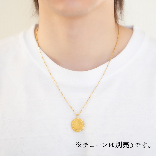 ネックレストップ K18イエローゴールド(JLージュエルー)(野生動物の