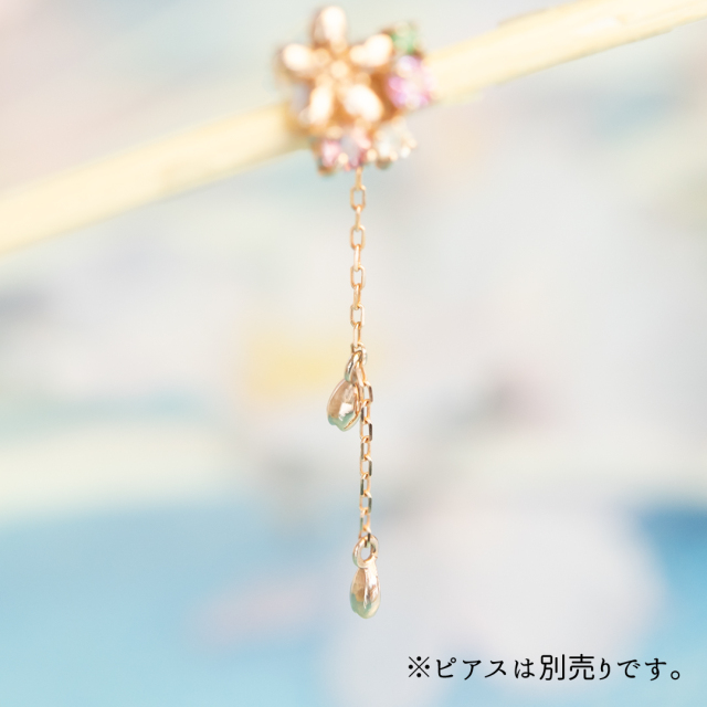 チャーム K10ピンクゴールド (JLージュエルー)(エゾヤマザクラ)(さくら