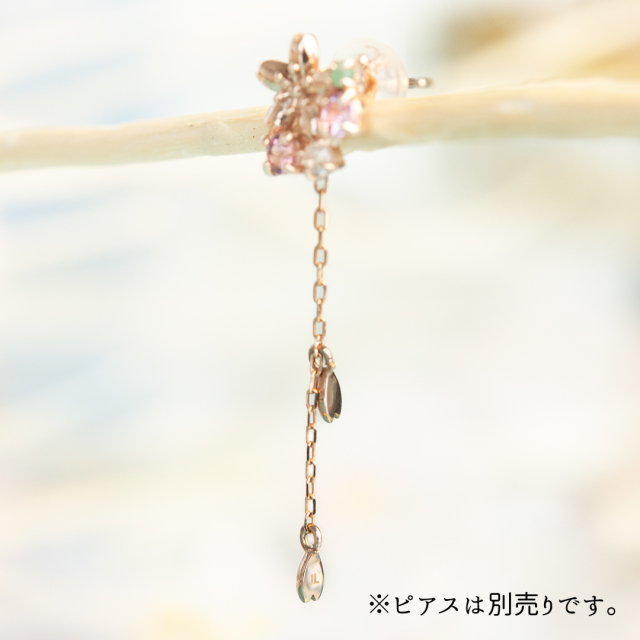 チャーム K10ピンクゴールド (JLージュエルー)(エゾヤマザクラ)(さくら