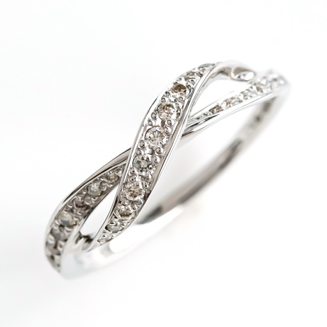 永遠の輝きプラチナ×ダイヤモンドリング】プラチナ900 ダイヤモンド  