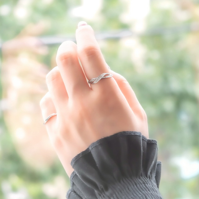 永遠の輝きプラチナ×ダイヤモンドリング】プラチナ900 ダイヤモンド 