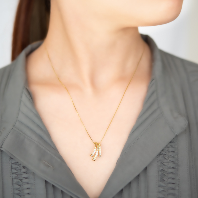 K18PG ベリル ネックレス 0.79CT 不人気 