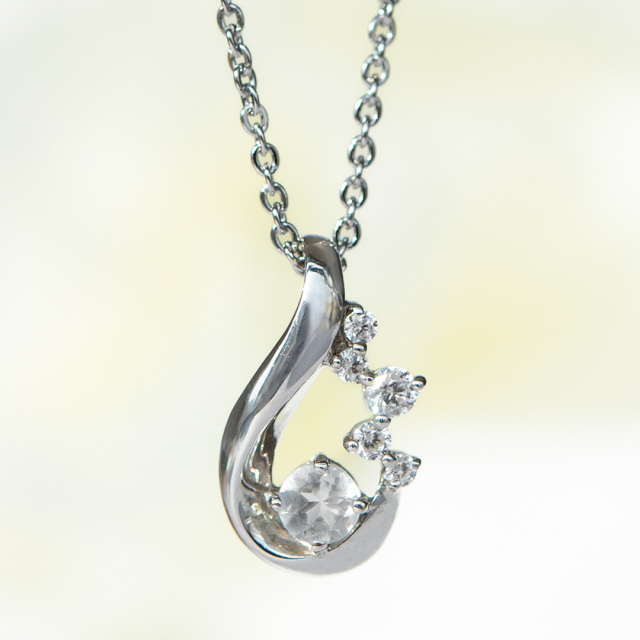 ネックレス シルバー925 ロジウムコーティング ステンレススチール  