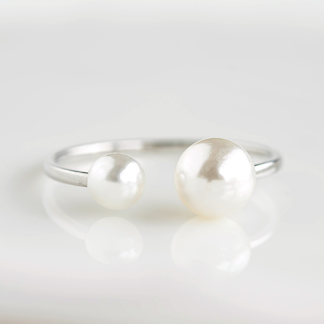 AHCAHCUM.muchacha 白鳥バレッタ・パールイヤーカフ 2点セット ew-00-00727xx.jpg