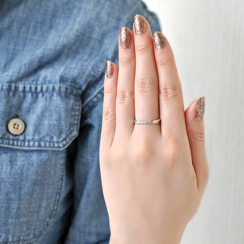 K10ホワイトゴールド ベゼルセットダイヤモンドリング K10ホワイトゴールド リング | 111246143211 | 【公式】4